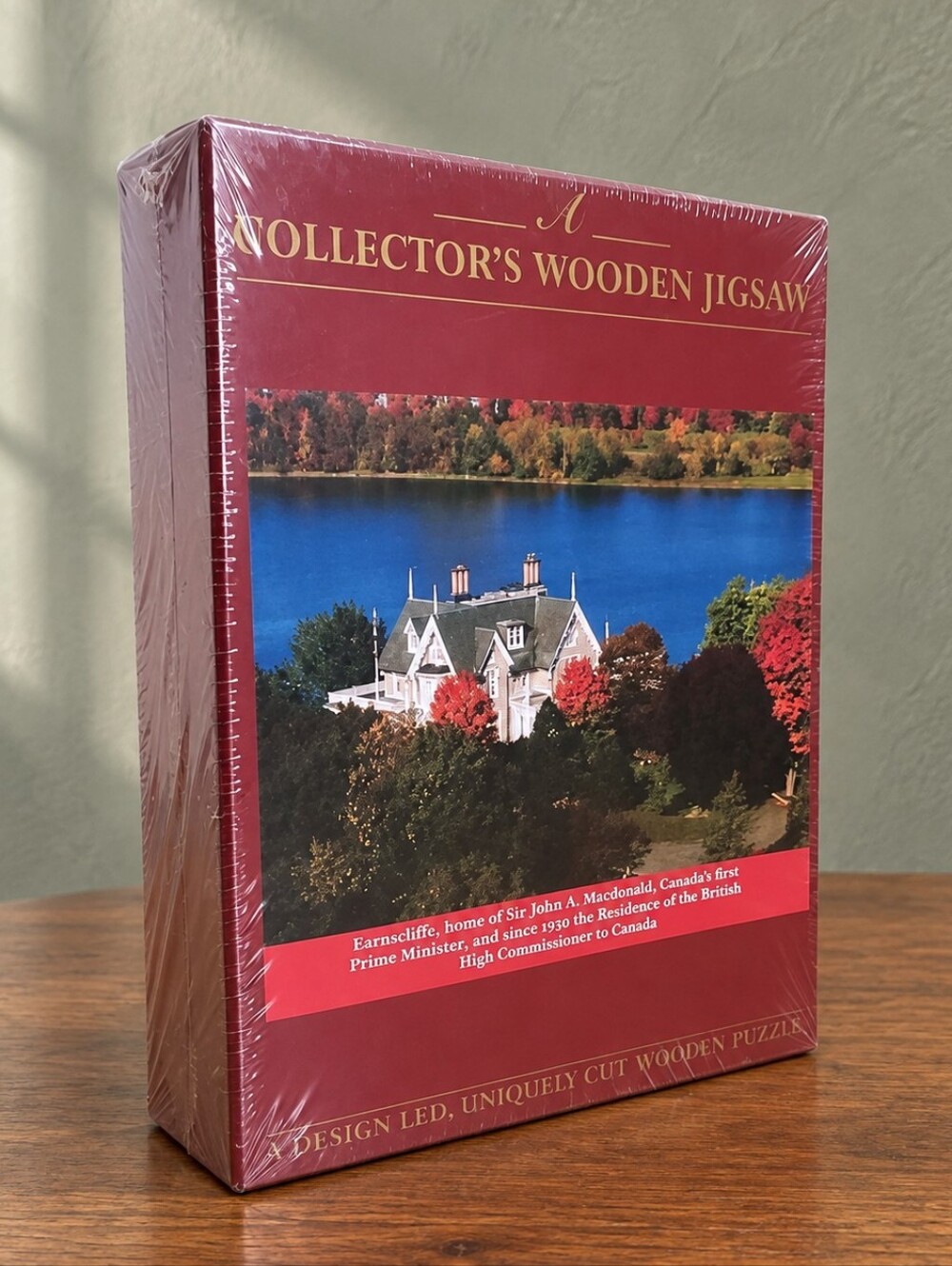 Wentworth Earnscliffe Ottawa Wooden Jigsaw Puzzle Sir John A. Macdonald NEW